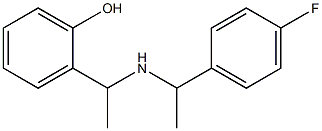 2-(1-{[1-(4-fluorophenyl)ethyl]amino}ethyl)phenol