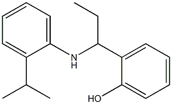 2-(1-{[2-(propan-2-yl)phenyl]amino}propyl)phenol,,结构式