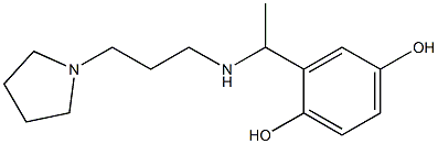 2-(1-{[3-(pyrrolidin-1-yl)propyl]amino}ethyl)benzene-1,4-diol