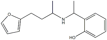 2-(1-{[4-(furan-2-yl)butan-2-yl]amino}ethyl)phenol Structure
