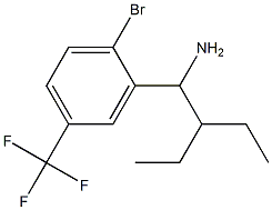 2-(1-amino-2-ethylbutyl)-1-bromo-4-(trifluoromethyl)benzene|