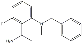 2-(1-aminoethyl)-N-benzyl-3-fluoro-N-methylaniline Struktur