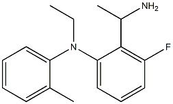 2-(1-aminoethyl)-N-ethyl-3-fluoro-N-(2-methylphenyl)aniline