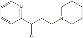  2-(1-chloro-3-piperidin-1-ylpropyl)pyridine