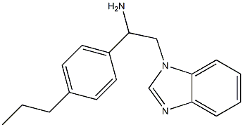 2-(1H-benzimidazol-1-yl)-1-(4-propylphenyl)ethanamine