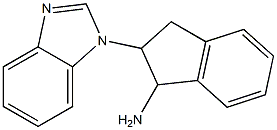 2-(1H-benzimidazol-1-yl)-2,3-dihydro-1H-inden-1-ylamine Structure