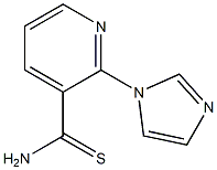 2-(1H-imidazol-1-yl)pyridine-3-carbothioamide 化学構造式
