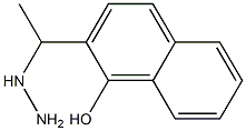 2-(1-hydrazinylethyl)naphthalen-1-ol Structure