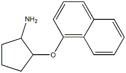 2-(1-naphthyloxy)cyclopentanamine 化学構造式