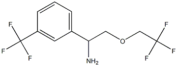 2-(2,2,2-trifluoroethoxy)-1-[3-(trifluoromethyl)phenyl]ethanamine Structure