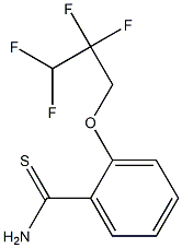 2-(2,2,3,3-tetrafluoropropoxy)benzene-1-carbothioamide,,结构式