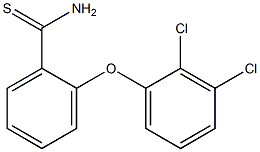 2-(2,3-dichlorophenoxy)benzene-1-carbothioamide 化学構造式