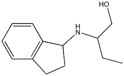 2-(2,3-dihydro-1H-inden-1-ylamino)butan-1-ol Structure