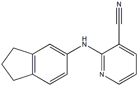 2-(2,3-dihydro-1H-inden-5-ylamino)pyridine-3-carbonitrile