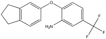 2-(2,3-dihydro-1H-inden-5-yloxy)-5-(trifluoromethyl)aniline