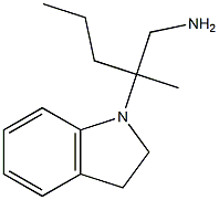 2-(2,3-dihydro-1H-indol-1-yl)-2-methylpentan-1-amine