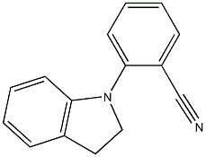 2-(2,3-dihydro-1H-indol-1-yl)benzonitrile Structure