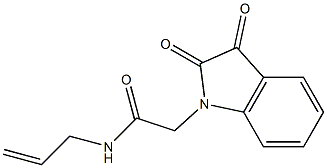 2-(2,3-dioxo-2,3-dihydro-1H-indol-1-yl)-N-(prop-2-en-1-yl)acetamide