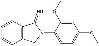 2-(2,4-dimethoxyphenyl)-2,3-dihydro-1H-isoindol-1-imine|