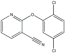 2-(2,5-dichlorophenoxy)pyridine-3-carbonitrile Structure