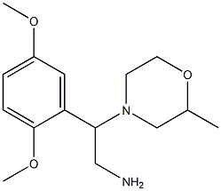 2-(2,5-dimethoxyphenyl)-2-(2-methylmorpholin-4-yl)ethanamine|