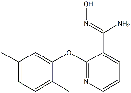 2-(2,5-dimethylphenoxy)-N'-hydroxypyridine-3-carboximidamide Structure