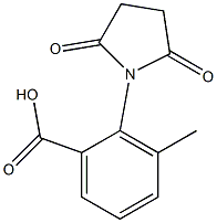 2-(2,5-dioxopyrrolidin-1-yl)-3-methylbenzoic acid,,结构式