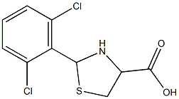  2-(2,6-dichlorophenyl)-1,3-thiazolidine-4-carboxylic acid