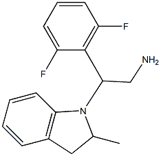 2-(2,6-difluorophenyl)-2-(2-methyl-2,3-dihydro-1H-indol-1-yl)ethan-1-amine