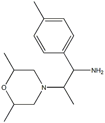 2-(2,6-dimethylmorpholin-4-yl)-1-(4-methylphenyl)propan-1-amine|