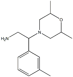 2-(2,6-dimethylmorpholin-4-yl)-2-(3-methylphenyl)ethanamine