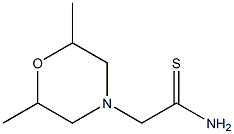 2-(2,6-dimethylmorpholin-4-yl)ethanethioamide