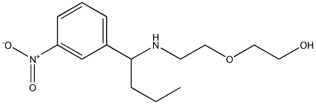 2-(2-{[1-(3-nitrophenyl)butyl]amino}ethoxy)ethan-1-ol|