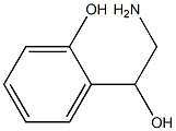 2-(2-amino-1-hydroxyethyl)phenol Structure