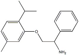  2-(2-amino-2-phenylethoxy)-4-methyl-1-(propan-2-yl)benzene