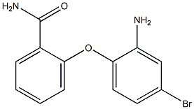 2-(2-amino-4-bromophenoxy)benzamide,,结构式