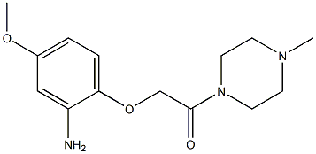 2-(2-amino-4-methoxyphenoxy)-1-(4-methylpiperazin-1-yl)ethan-1-one Structure