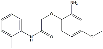 2-(2-amino-4-methoxyphenoxy)-N-(2-methylphenyl)acetamide