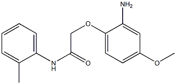 2-(2-amino-4-methoxyphenoxy)-N-(2-methylphenyl)acetamide|