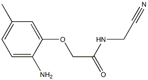 2-(2-amino-5-methylphenoxy)-N-(cyanomethyl)acetamide