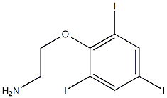 2-(2-aminoethoxy)-1,3,5-triiodobenzene,,结构式