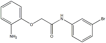 2-(2-aminophenoxy)-N-(3-bromophenyl)acetamide Structure