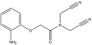  2-(2-aminophenoxy)-N,N-bis(cyanomethyl)acetamide