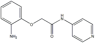 2-(2-aminophenoxy)-N-pyridin-4-ylacetamide,,结构式