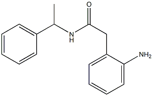 2-(2-aminophenyl)-N-(1-phenylethyl)acetamide Structure