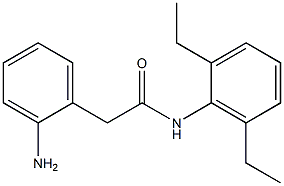 2-(2-aminophenyl)-N-(2,6-diethylphenyl)acetamide Structure