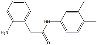 2-(2-aminophenyl)-N-(3,4-dimethylphenyl)acetamide 化学構造式