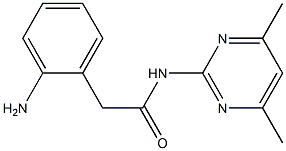 2-(2-aminophenyl)-N-(4,6-dimethylpyrimidin-2-yl)acetamide