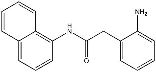 2-(2-aminophenyl)-N-(naphthalen-1-yl)acetamide Structure