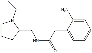 2-(2-aminophenyl)-N-[(1-ethylpyrrolidin-2-yl)methyl]acetamide